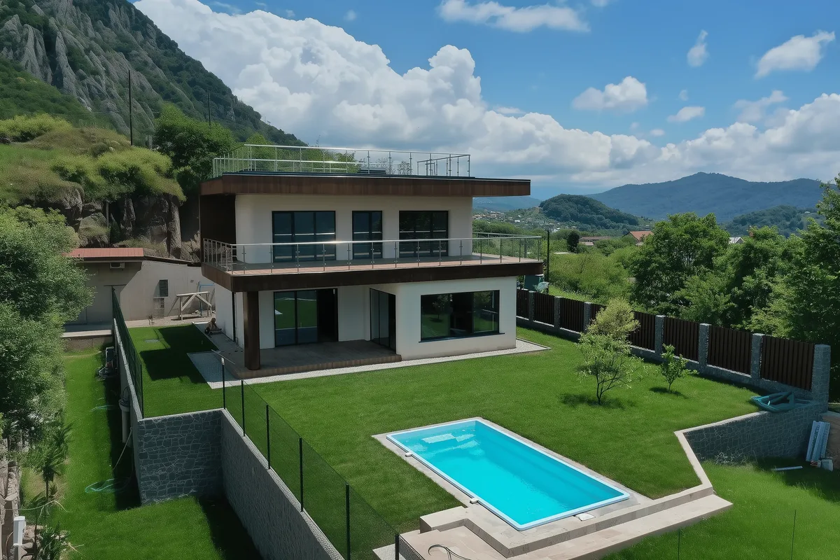 Композитный бассейн Laguna 6 — визуализация в Владивостоке